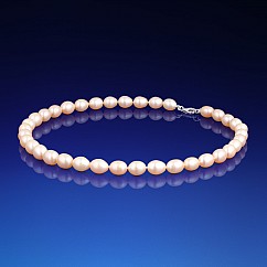 Perlový náhrdelník Martha ružový