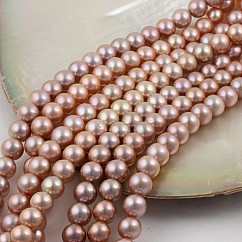 Perlový náhrdelník AAA 10mm ružový