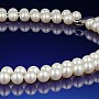Dvojradový perlový náhrdelník AAA-7