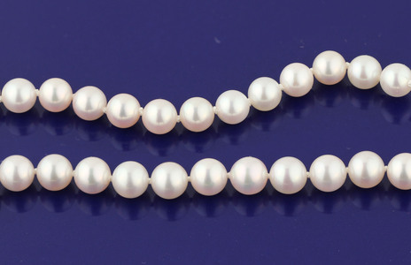čerstvo navlieknuté perly
