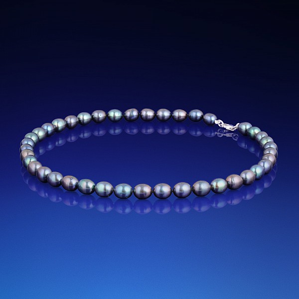 Perlový náhrdelník Martha čierny