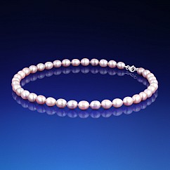 Perlový náhrdelník Martha lila