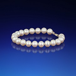 Jednoradový perlový náramok AAA-7