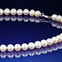 Klasický biely perlový náhrdelník AA-6